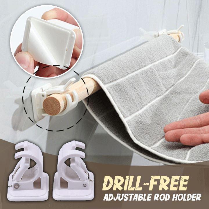 لاصق غير مثقوب لقضيب الستائر (x8)