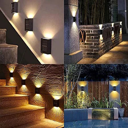 Verlicht uw buitenruimte moeiteloos met deze LED zonne wandlamp