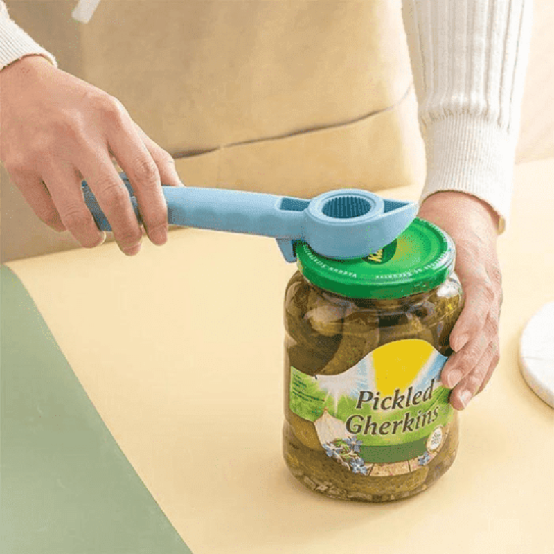 Apribottiglie e barattoli multifunzione 4 in 1