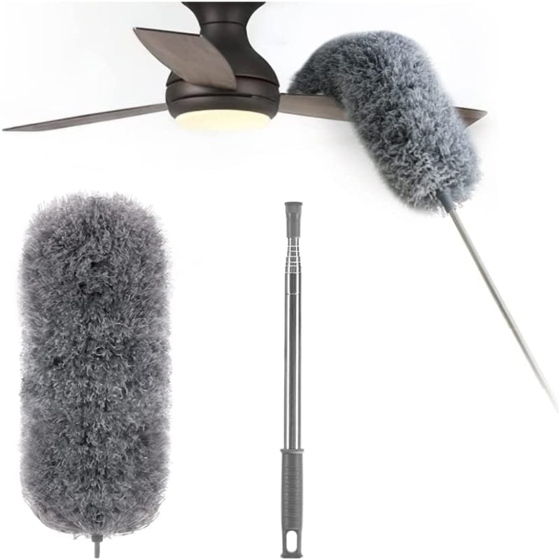 Limpie alto y lejos, más polvo fuera de alcance