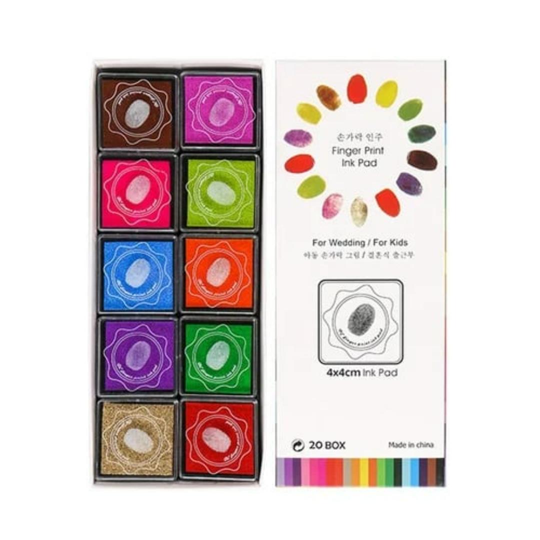 Kit per pittura con le dita – Creatività infantile senza macchie