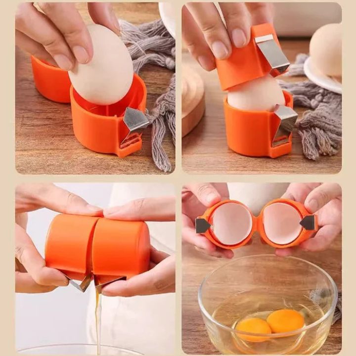 Efficient egg cracker – Open your eggs effortlessly