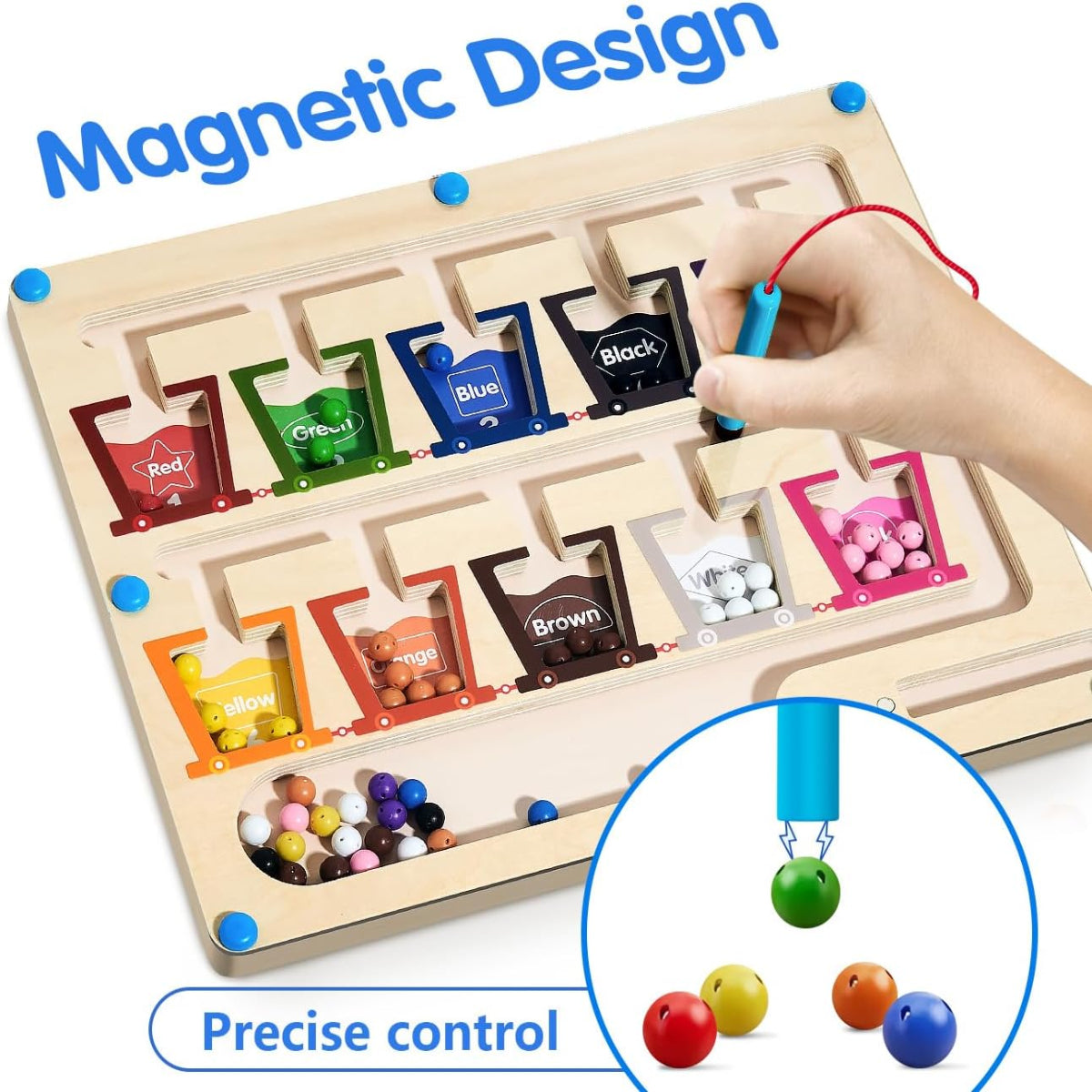 Apprendre les couleurs en s’amusant avec des aimants