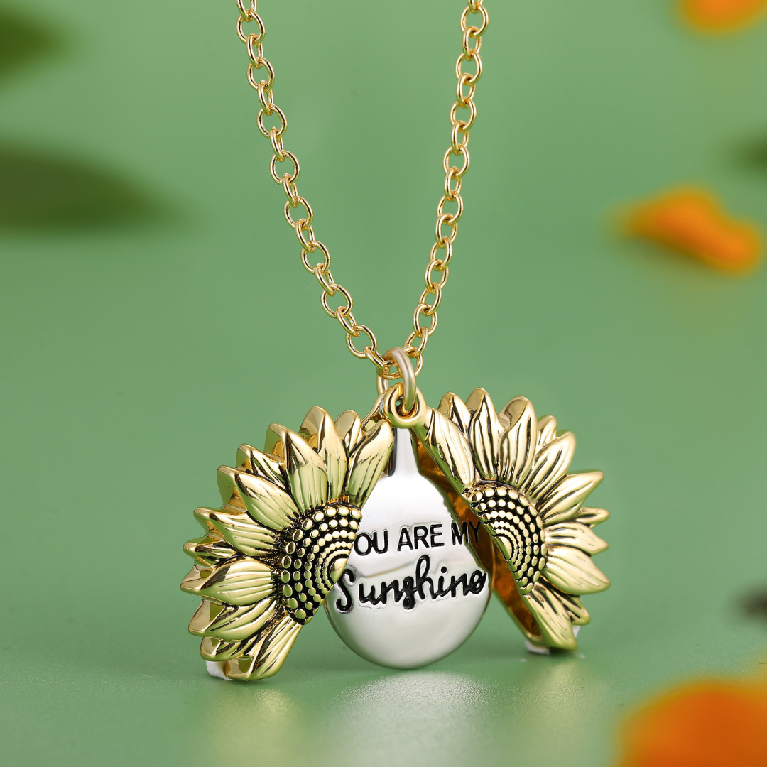 Collar Girasol "Eres mi sol" – Emoción Pura