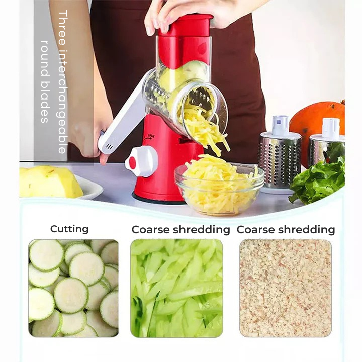 Cut, grate, and slice easily without effort
