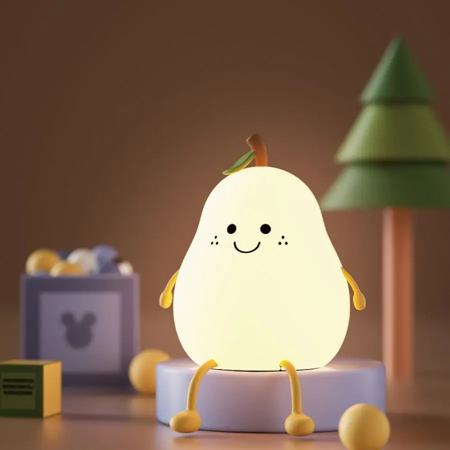 子供用の充電式シリコンナイトライト