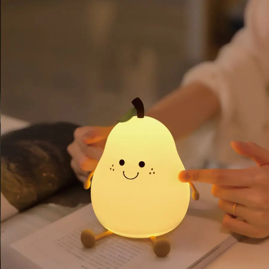 子供用の充電式シリコンナイトライト