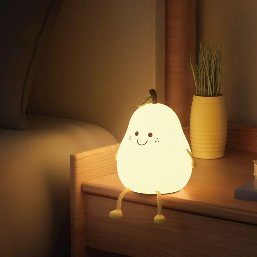 子供用の充電式シリコンナイトライト