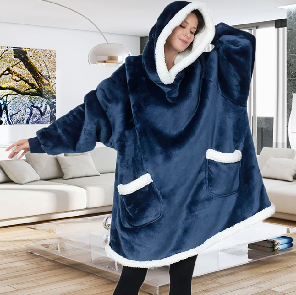 Sudadera gigante de manta ultra cómoda para una relajación total