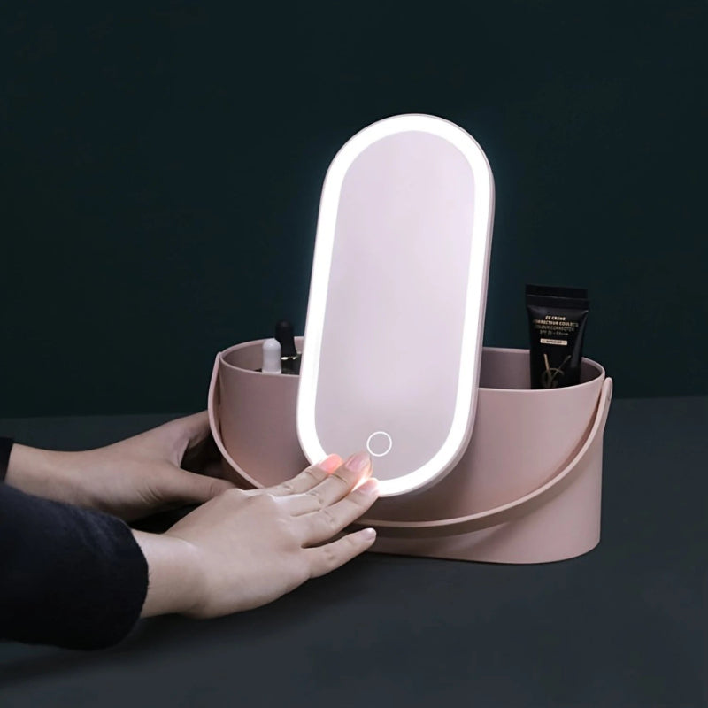 Bellezza perfetta con specchio LED e ripostiglio integrato