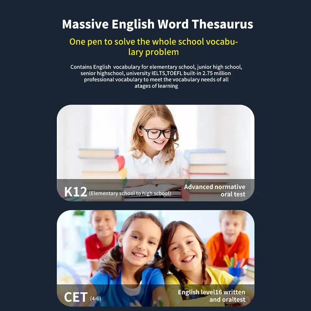 Multifunctional Translator Pen – Reading & Translation of 112 Languages in Real Time