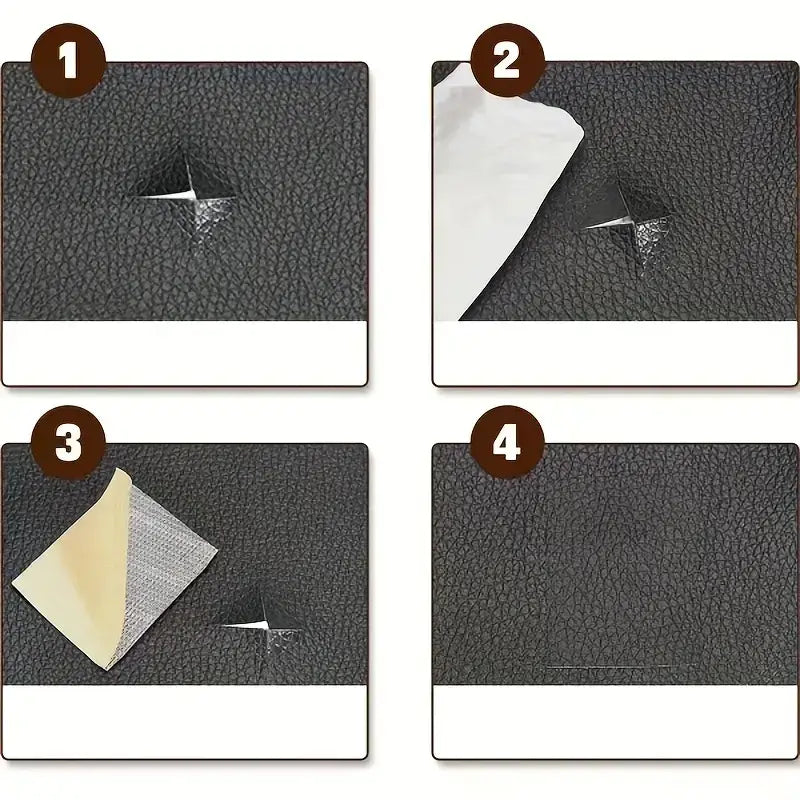 Selbstklebende Patches - Leder Reparaturset
