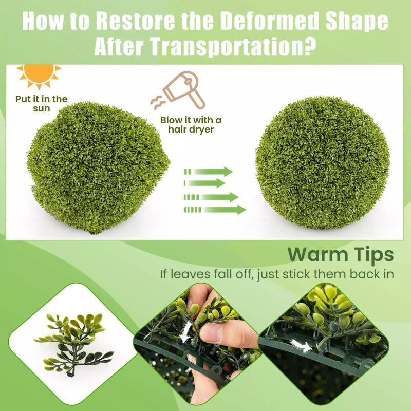 Eleganza naturale senza manutenzione per i vostri spazi (x2)