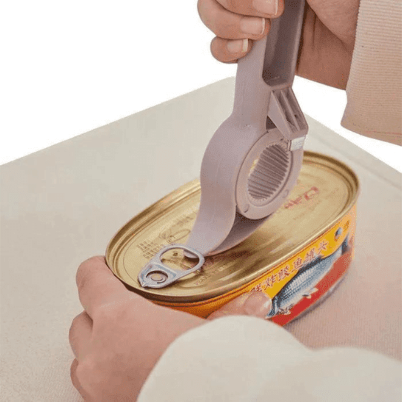 4-in-1 multifunctionele fles- en potopener 