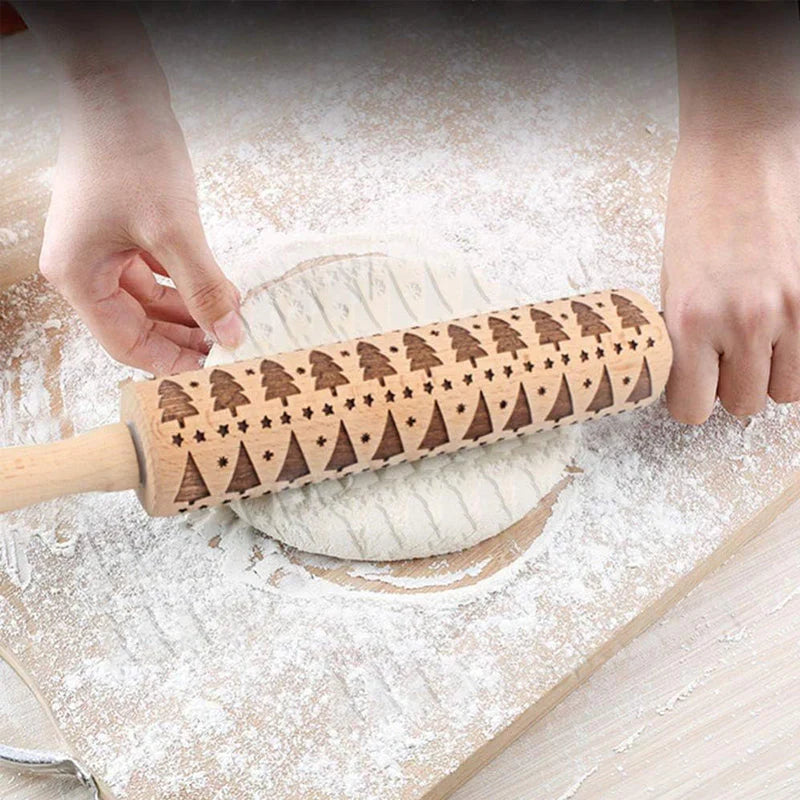 Dokonalé sviatočné sušienky vďaka gravírovanému valčeku 