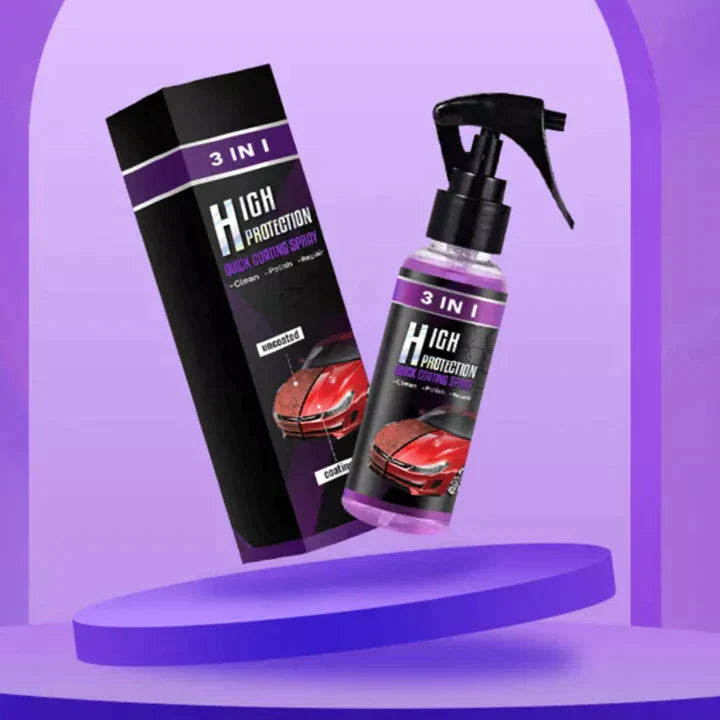 Omedelbar glans och skydd i en enda spray 