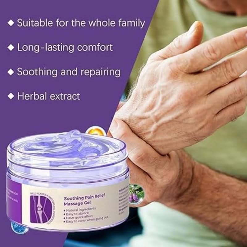 Gel lenitivo naturale per alleviare dolori e tensioni 