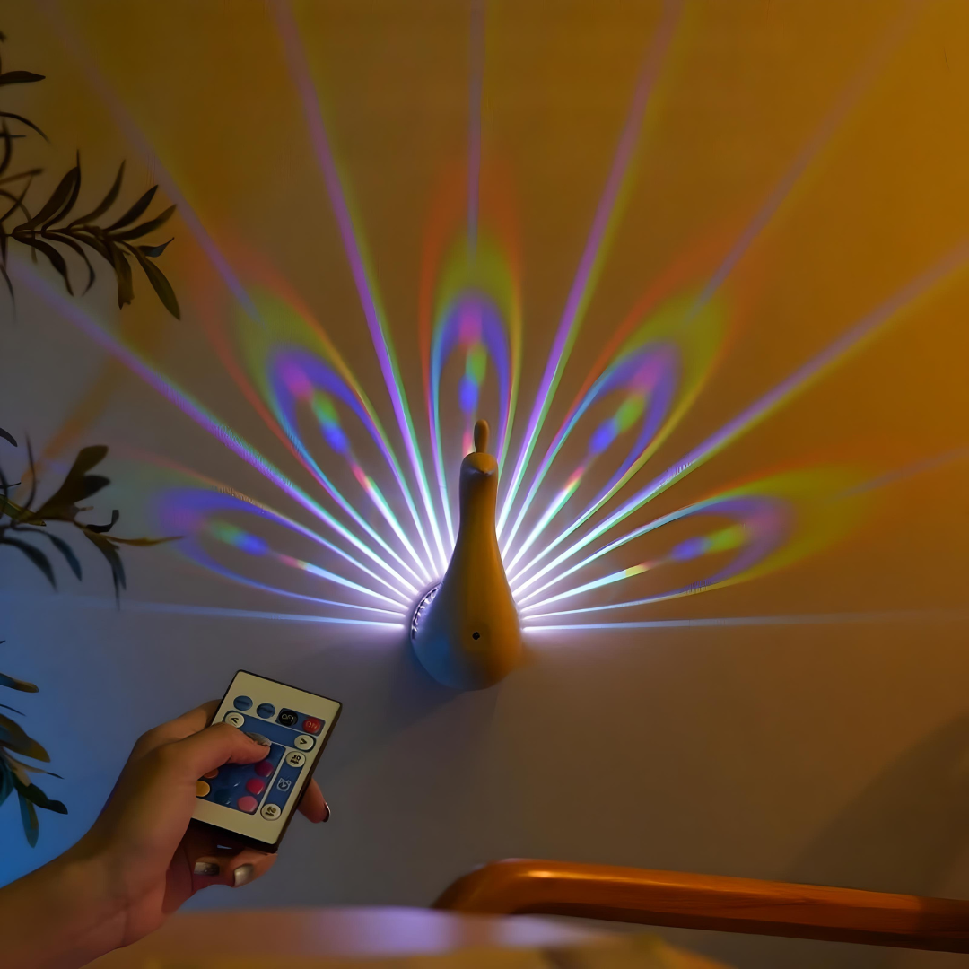 Magisk vegglampe for beroligende netter 
