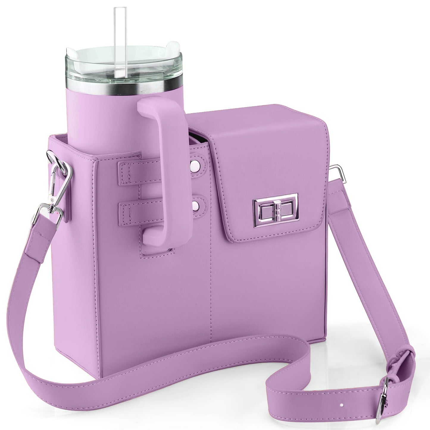 Sac chic avec porte-gobelet intégré pour femmes actives