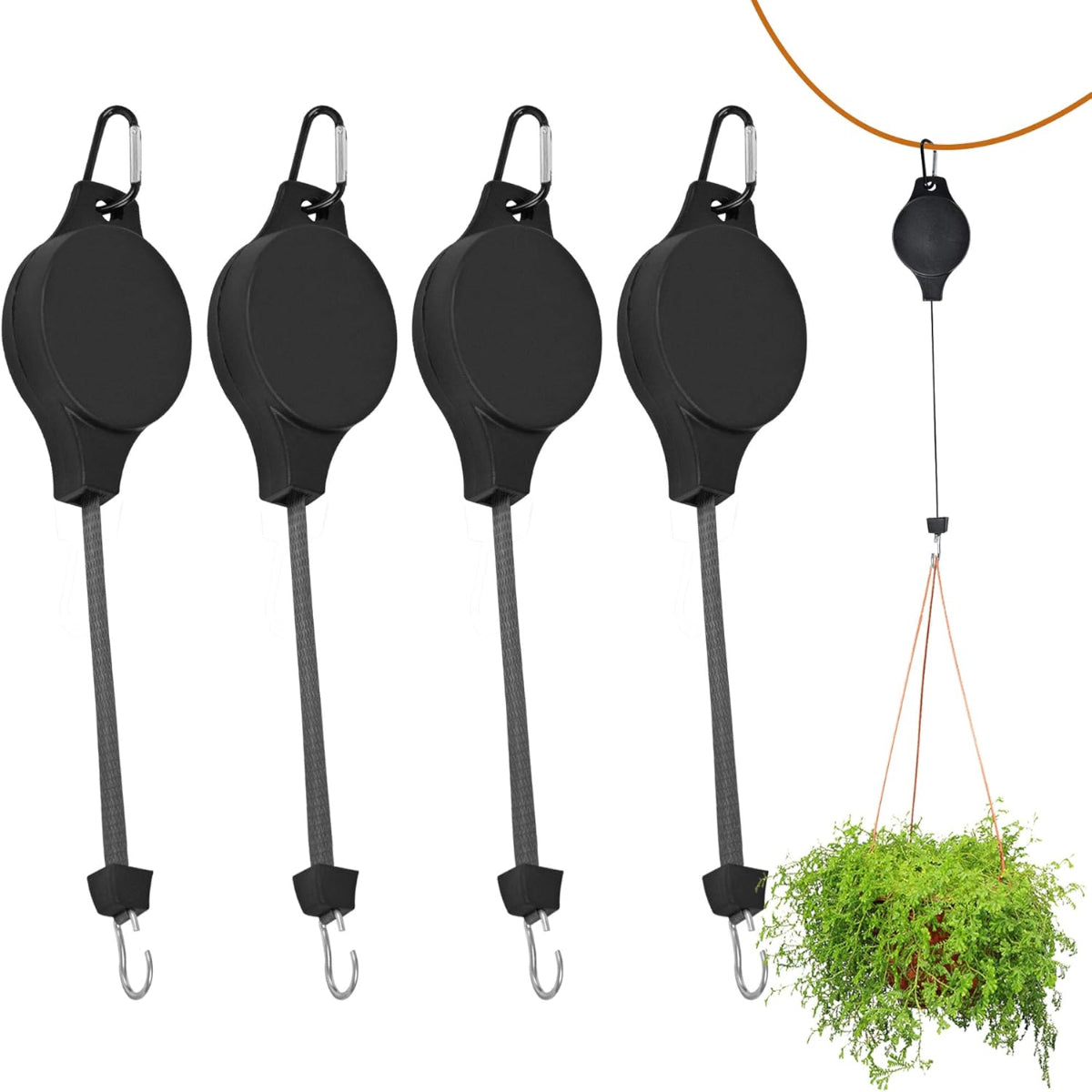 吊るされた植物に簡単にアクセスできます (x4) 