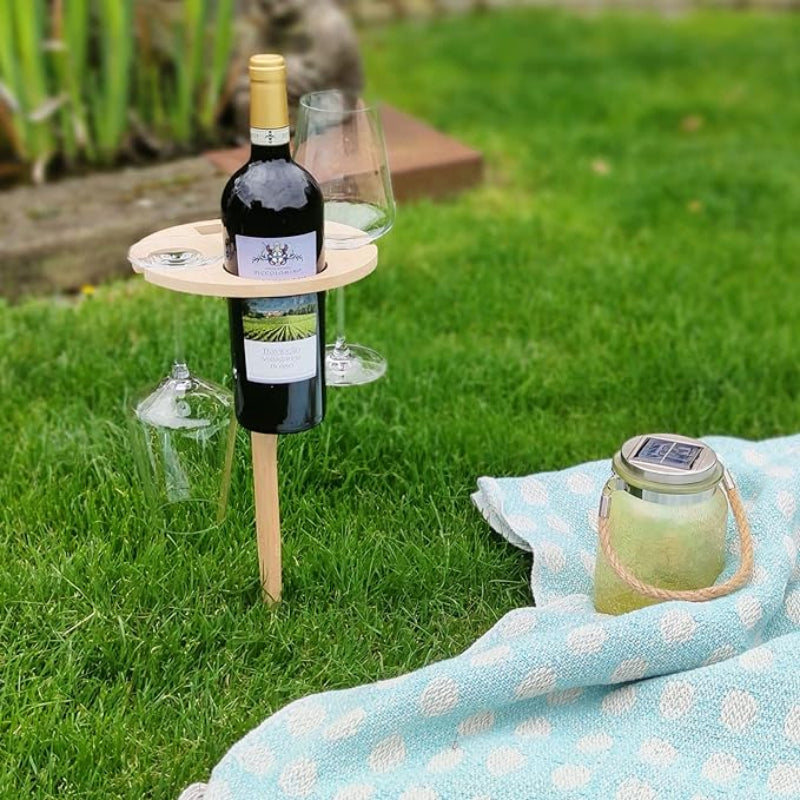 Przenośny stół do wina i idealnych aperitifów 