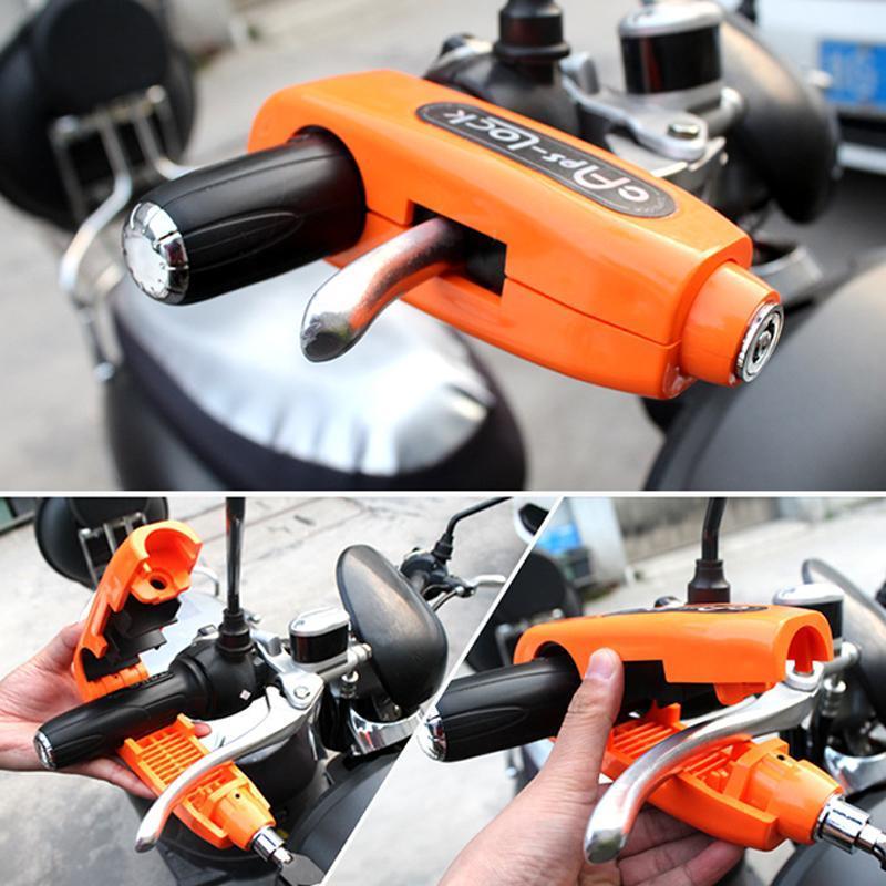Verrou antivol express pour guidon de moto et scooter
