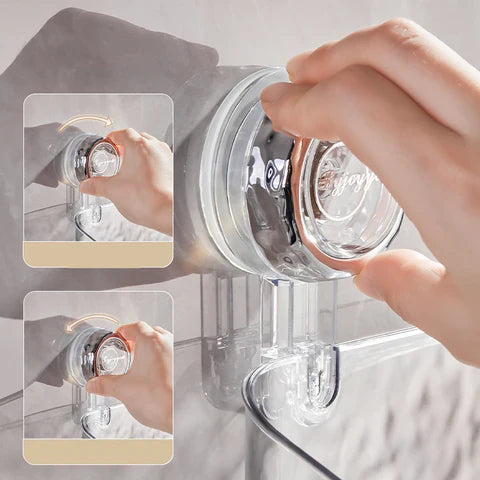 Estante de pared práctica sin perforación para el baño 
