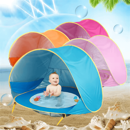 Tienda anti-UV para bebé – Protección óptima en la playa 