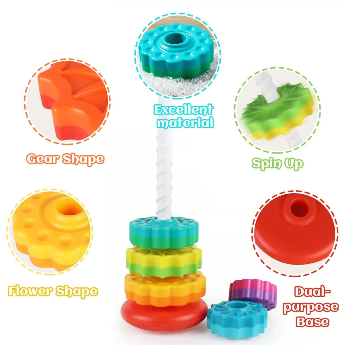 Stapelspel voor baby’s – Ontwaken en leren 