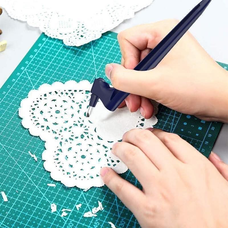 Herramienta de corte artesanal con cuchilla rotativa a 360° 