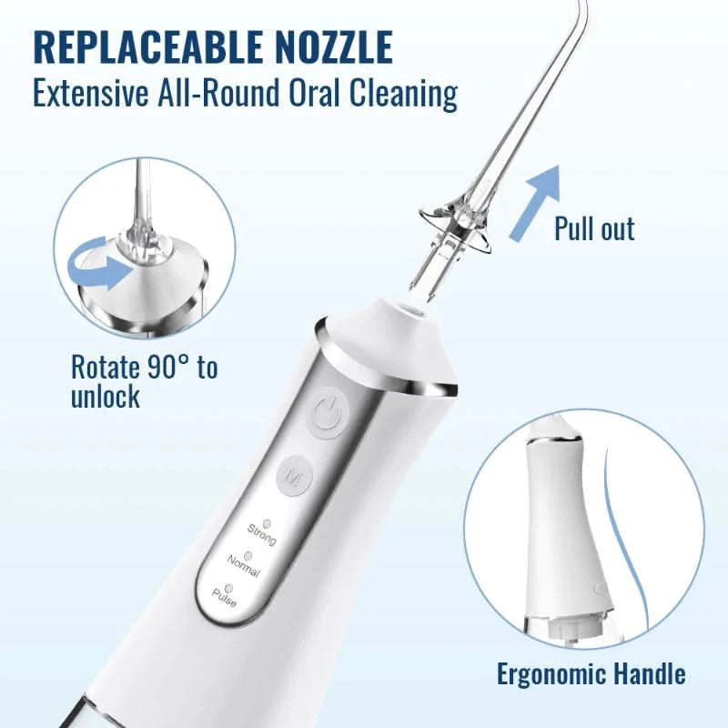 Hydropulse recargable para cuidados dentales 