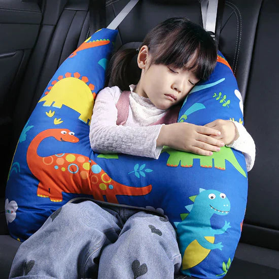 Cojín de viaje para niños con soporte seguro 