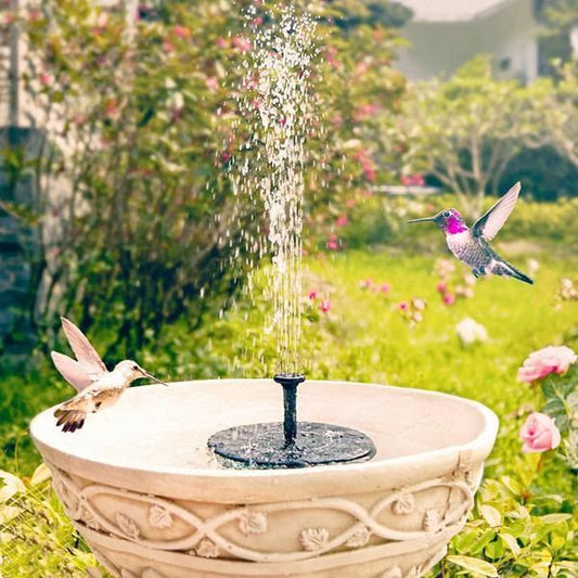 庭やバルコニー用の装飾的なソーラー噴水 