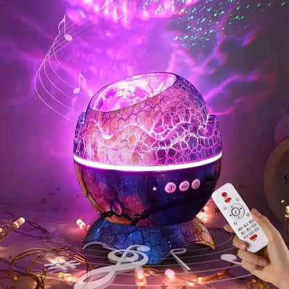 Galaxie projektor s hudbou a dálkovým ovládáním 