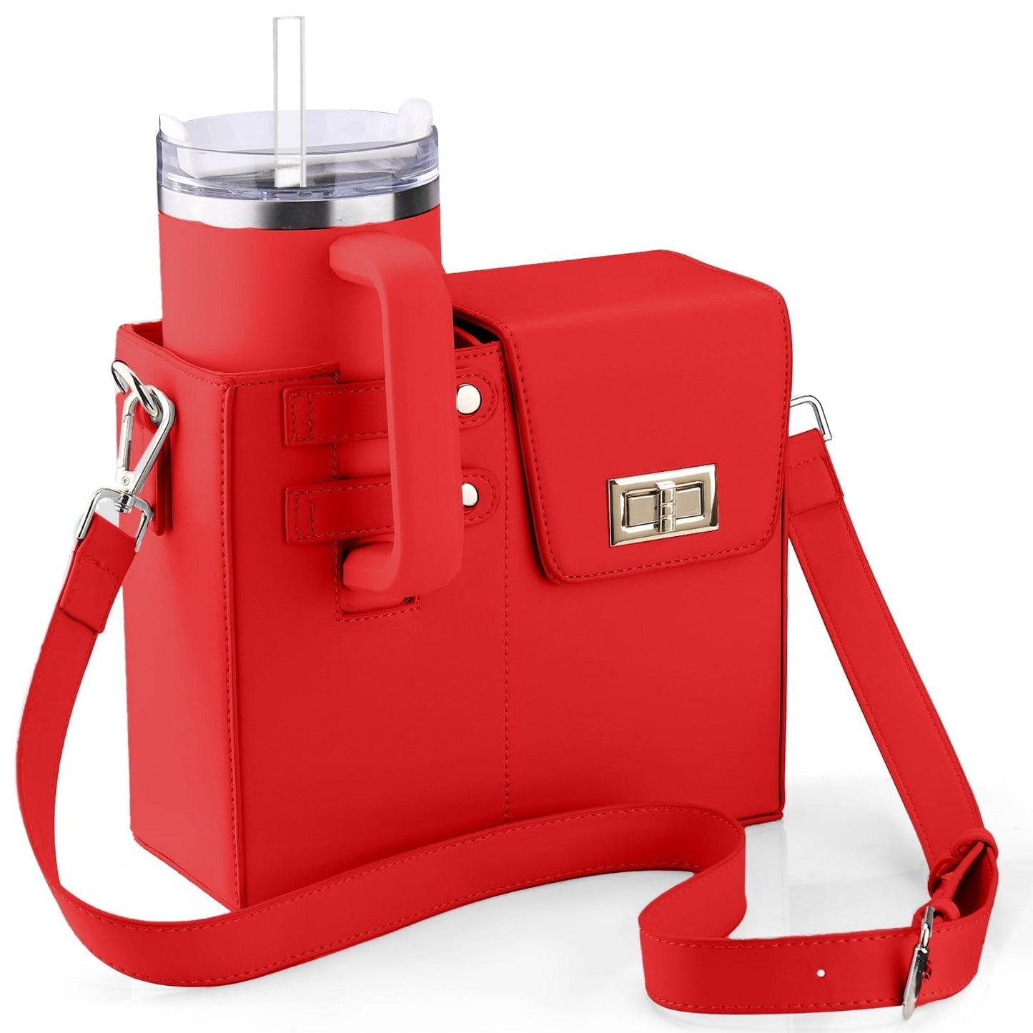 Sac chic avec porte-gobelet intégré pour femmes actives