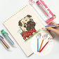 8-kleurige pen in 1 – Instant creatieve tekening (x2) 