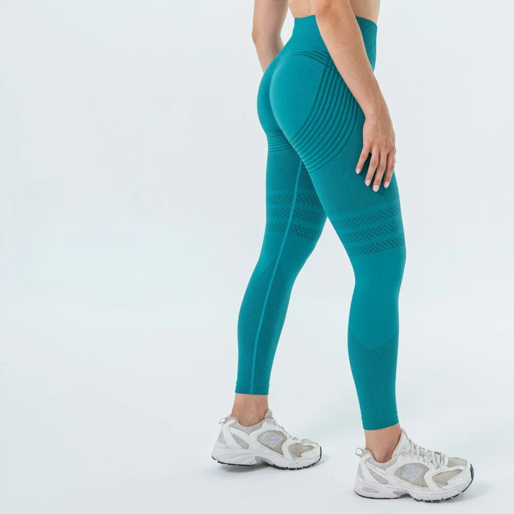 Anti-cellulit-leggings — Påfågelgrön, foto 10