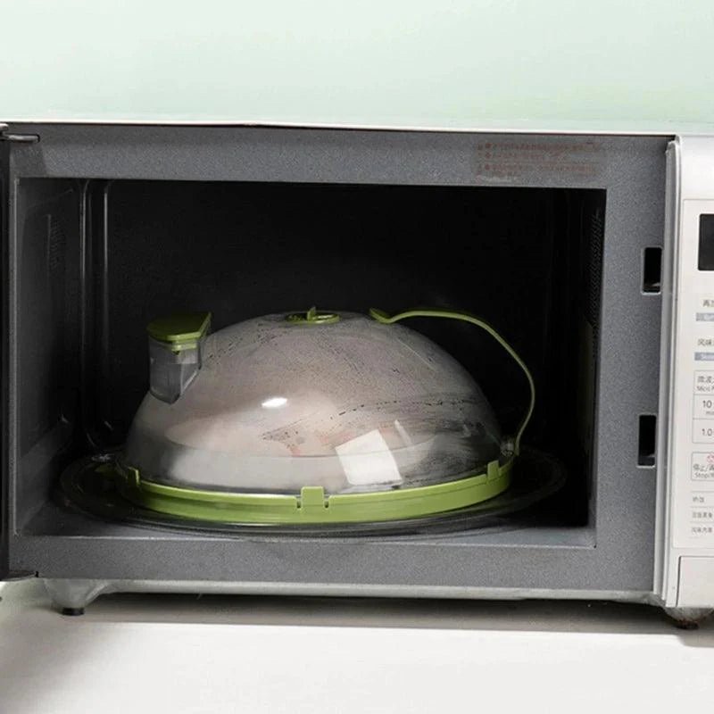 Couvercle vapeur micro-ondes anti-éclaboussures