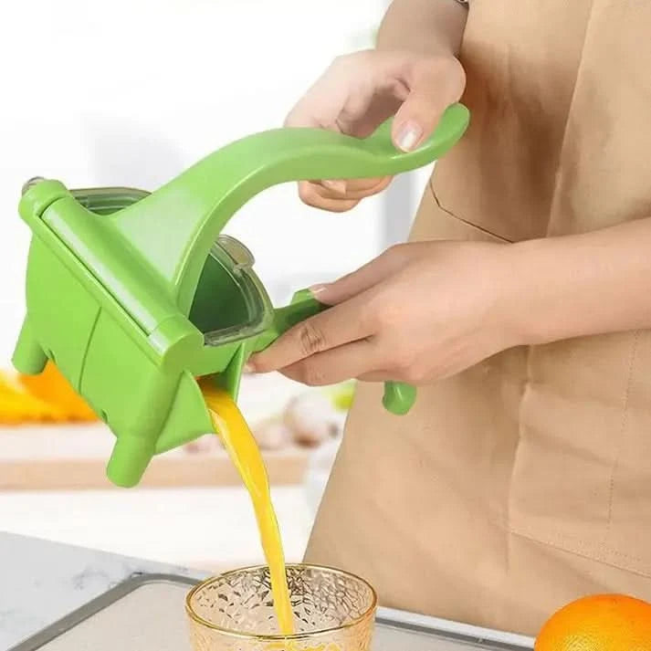 Ein frischer hausgemachter Saft ohne Aufwand und ohne Elektrizität 
